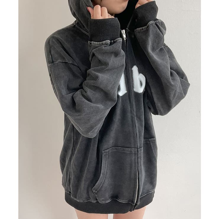 ロゴスウェットジップアップパーカー 1色 ユニセックス[品番 ロゴスウェットジップアップパーカー 1色 ユニセックス[品番