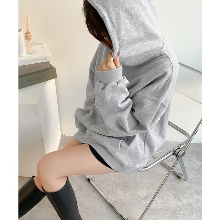 シンプルスウェットフーディーパーカー ユニセックス トップス[品番