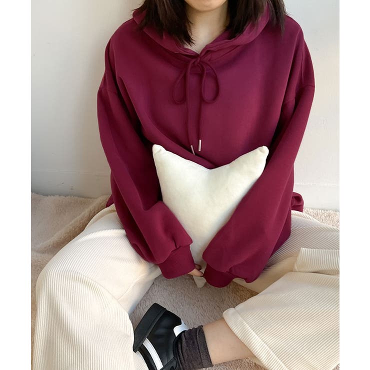 シンプルスウェットフーディーパーカー ユニセックス トップス[品番