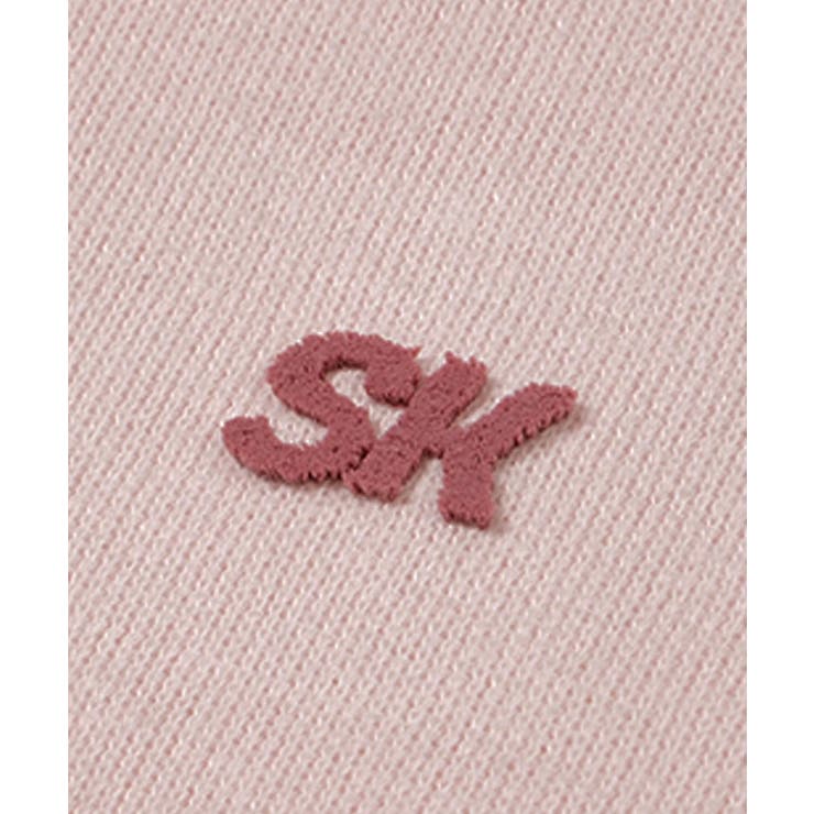 匿名配送※THE TOE Shard Knit Downピンク ワンポイントピンクニット