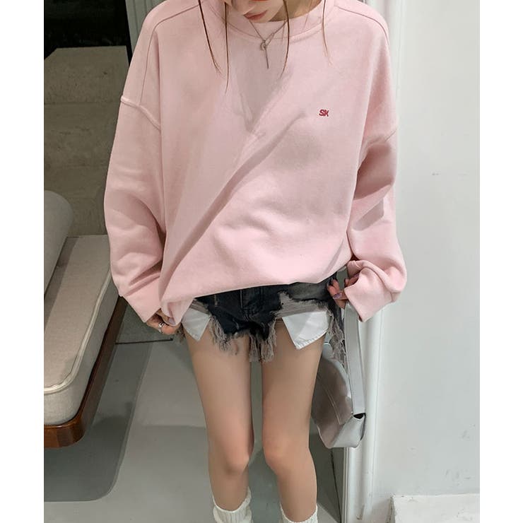bibiy ニットトップス ピンク TOPS｜Bibiy.