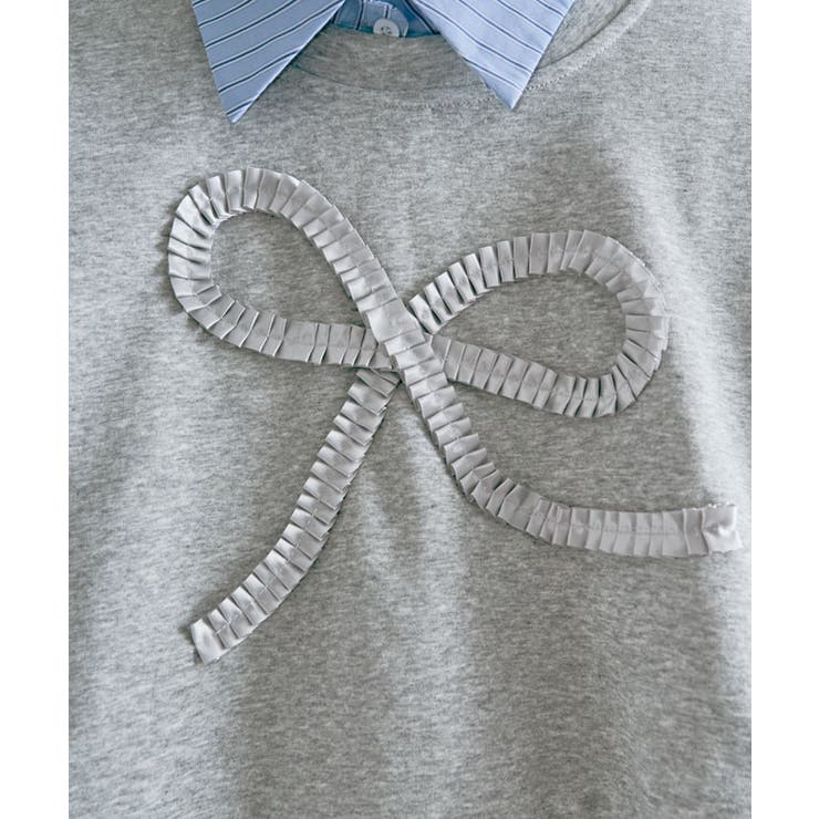 リボンスウェットミニスカートセットアップ トップス スウェットセットアップ | kirakiraShop  | 詳細画像18 