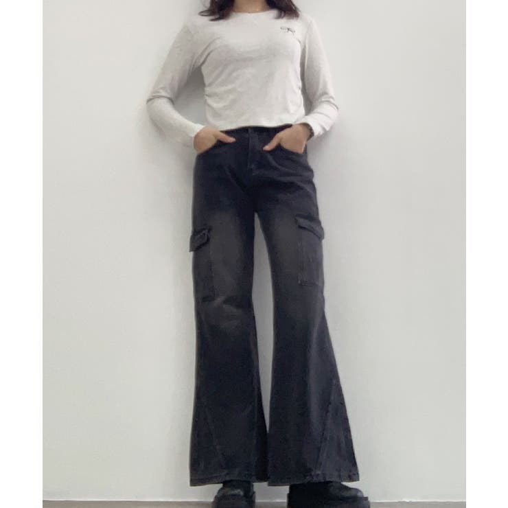 リボン刺繍ラウンドネックトップス トップス カットソー | kirakiraShop  | 詳細画像51 