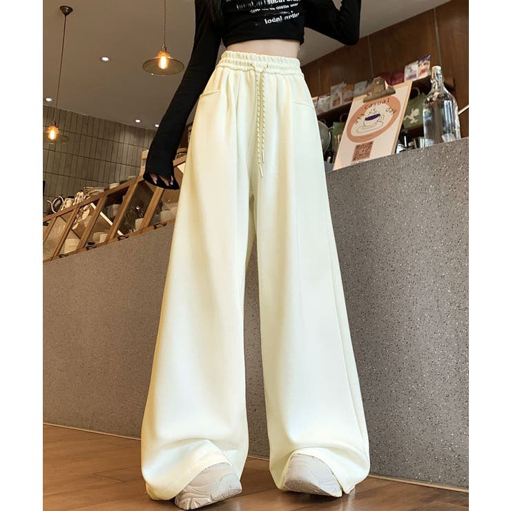 微起毛スウェットワイドパンツ ボトムス ワークパンツ | kirakiraShop  | 詳細画像18 