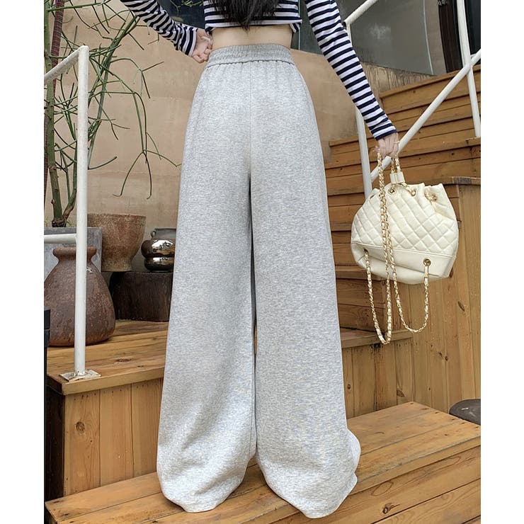 微起毛スウェットワイドパンツ ボトムス ワークパンツ | kirakiraShop  | 詳細画像25 
