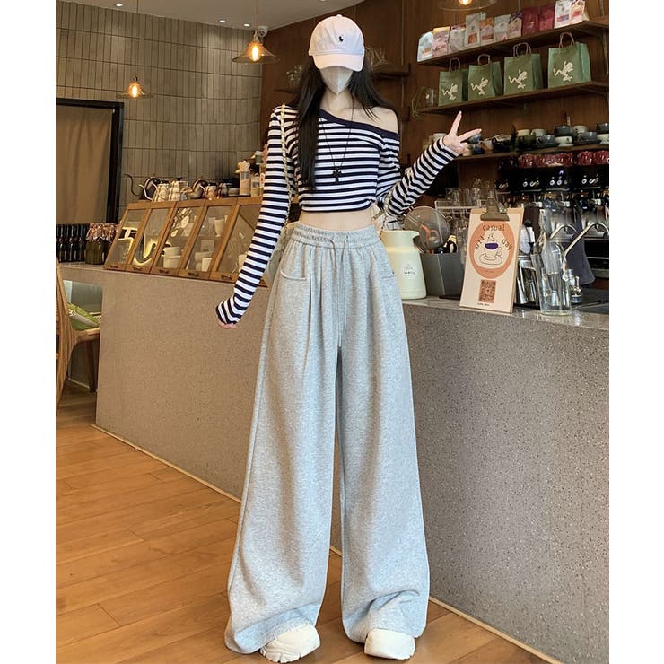 微起毛スウェットワイドパンツ ボトムス ワークパンツ | kirakiraShop  | 詳細画像26 