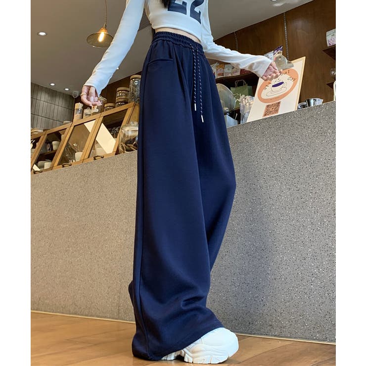 微起毛スウェットワイドパンツ ボトムス ワークパンツ | kirakiraShop  | 詳細画像38 