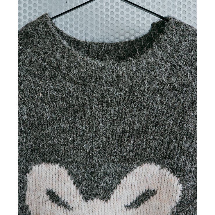 フロントリボンデザインニット 4色 トップス | kirakiraShop  | 詳細画像36 