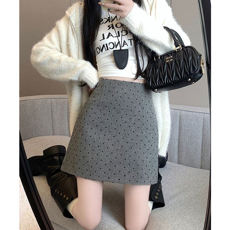 ハートドット柄ミニスカート 3サイズ ミニスカート | kirakiraShop  | 詳細画像14 