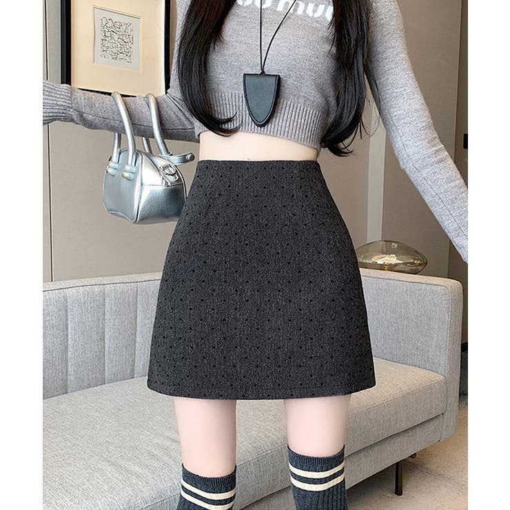 ハートドット柄ミニスカート 3サイズ ミニスカート | kirakiraShop  | 詳細画像3 