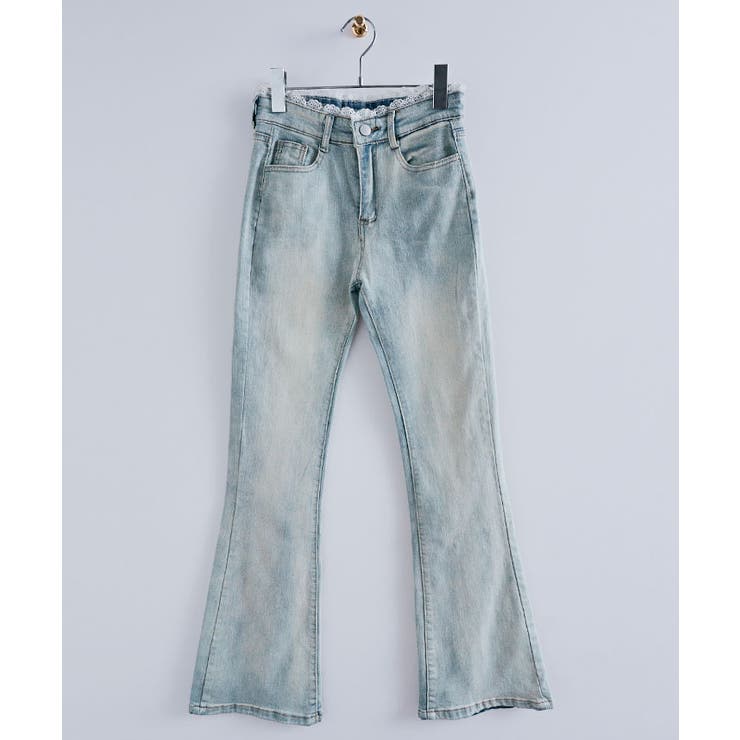 レース付きストレッチデニム 3サイズ ボトムス | kirakiraShop  | 詳細画像16 