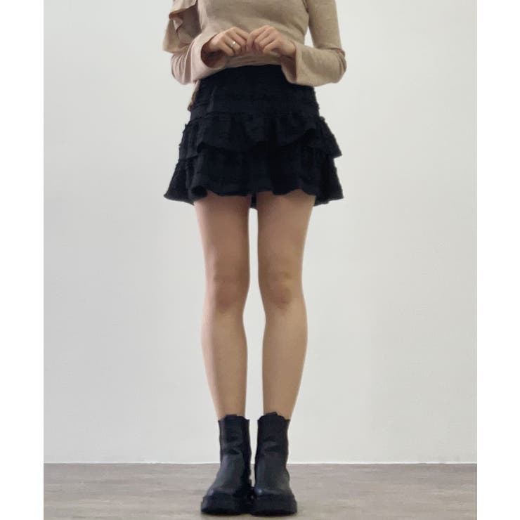 レースティアードミニスカート ミニスカート フリルスカート | kirakiraShop  | 詳細画像14 