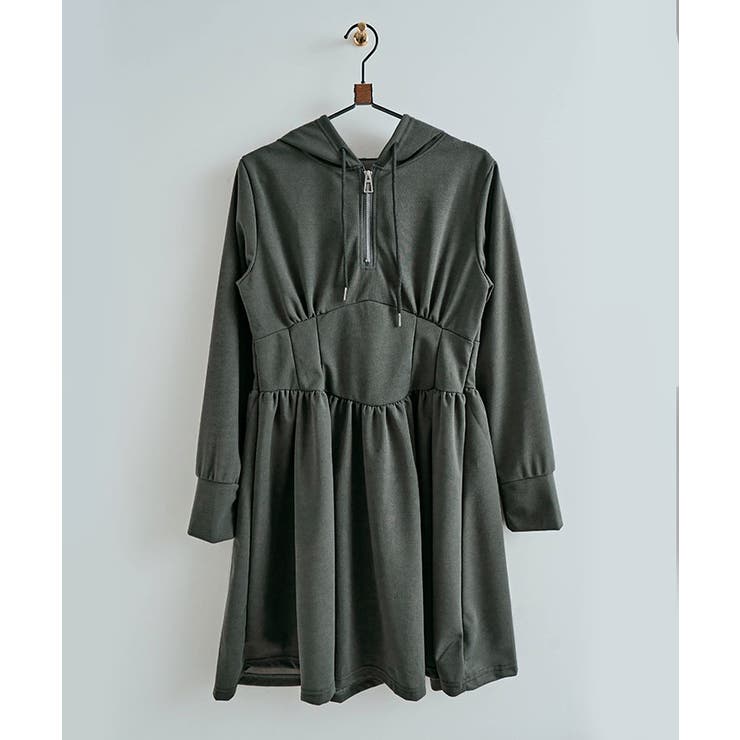 リアルマーズ　フード付きミニワンピース　y2k リアルマーズ フード付きミニワンピース y2k ワンピース|地雷系・量産