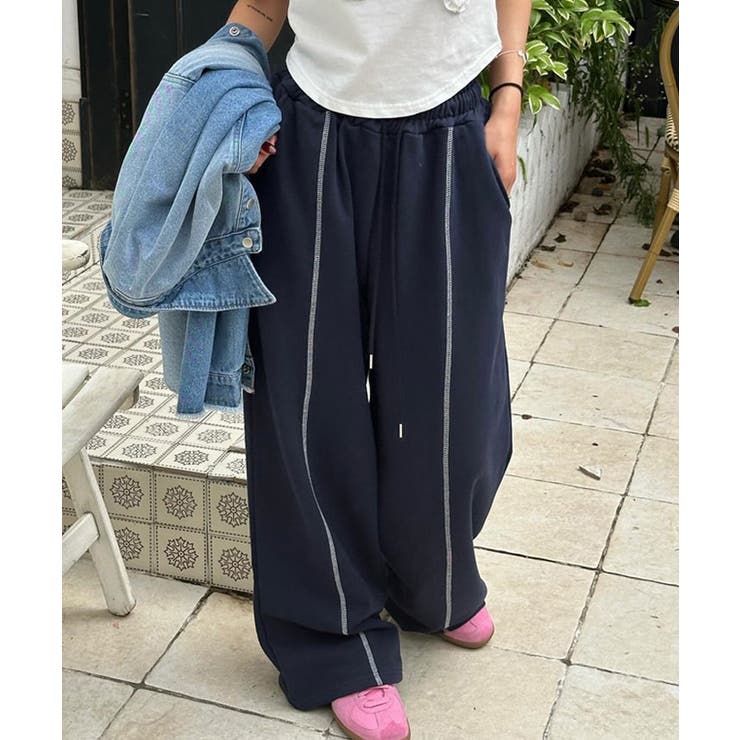 バックロゴスウェットパンツ ボトムス ワークパンツ | kirakiraShop  | 詳細画像2 