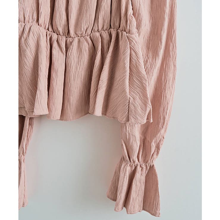 オフショルダーシャーリングトップス トップス カットソー | kirakiraShop  | 詳細画像26 