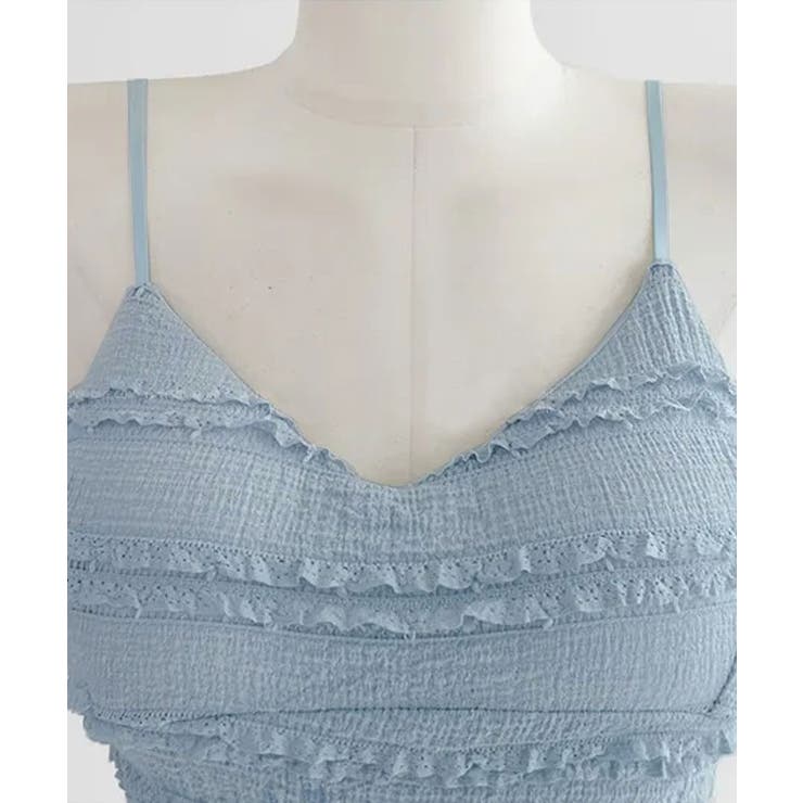 レースフリルキャミ&ミニスカートセットアップ セットアップ トップス | kirakiraShop  | 詳細画像70 