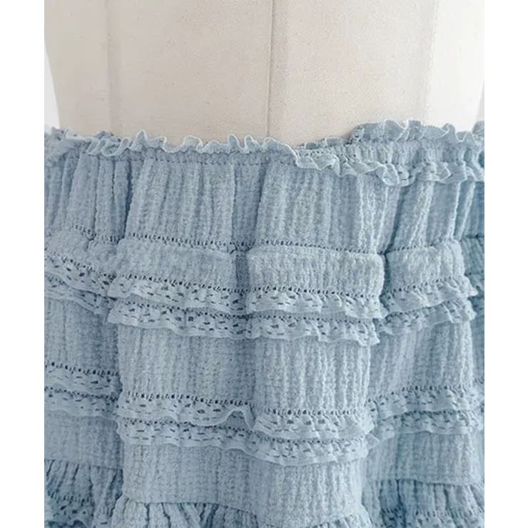 レースフリルキャミ&ミニスカートセットアップ セットアップ トップス | kirakiraShop  | 詳細画像72 