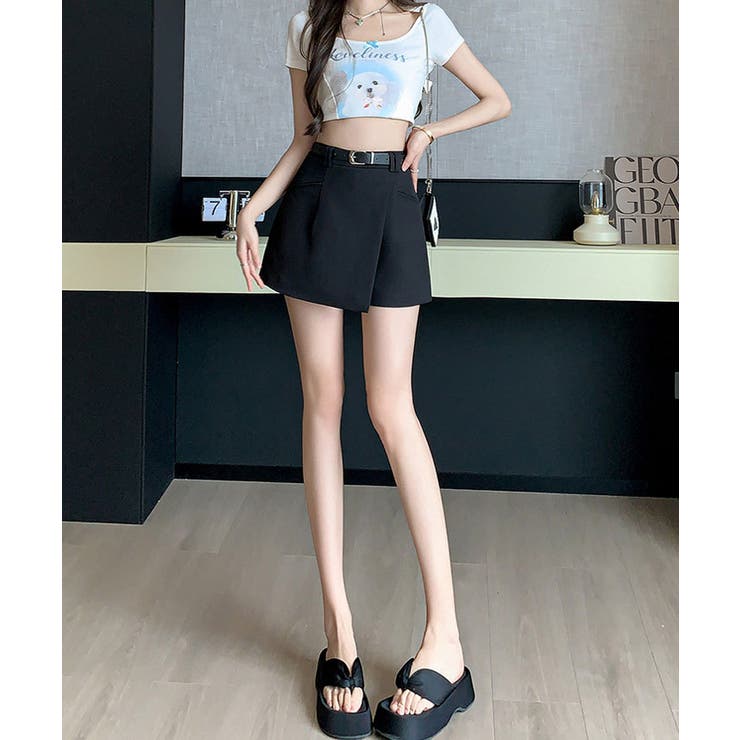 ラップスカートパンツ 3サイズ ボトムス[品番:IK000008096 ラップスカートパンツ 3サイズ ボトムス[品番:IK000008096