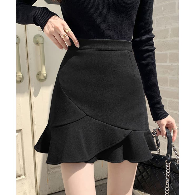 ラッフルアシメミニスカート 3サイズ ミニスカート | kirakiraShop  | 詳細画像6 