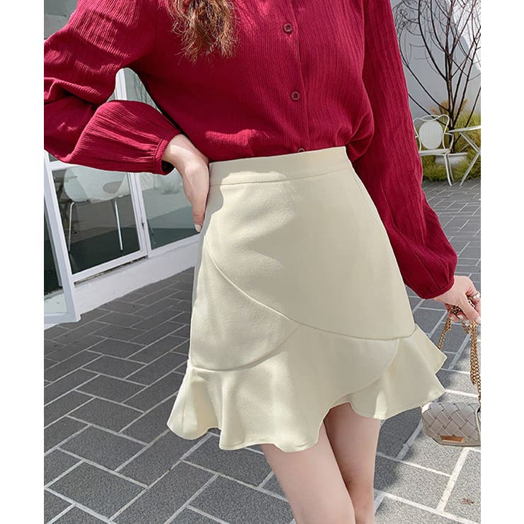 ラッフルアシメミニスカート 3サイズ ミニスカート | kirakiraShop  | 詳細画像10 