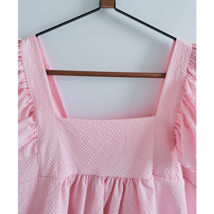 バックリボンフリルノースリーブトップス トップス サマー | kirakiraShop  | 詳細画像15 