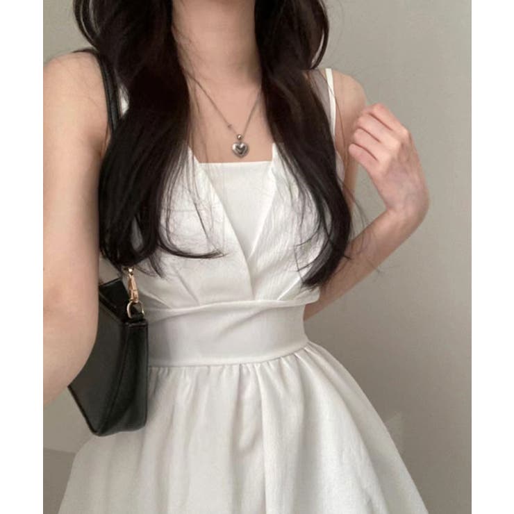 バックリボンバルーンキャミワンピース ワンピース バルーンスカート | kirakiraShop  | 詳細画像9 