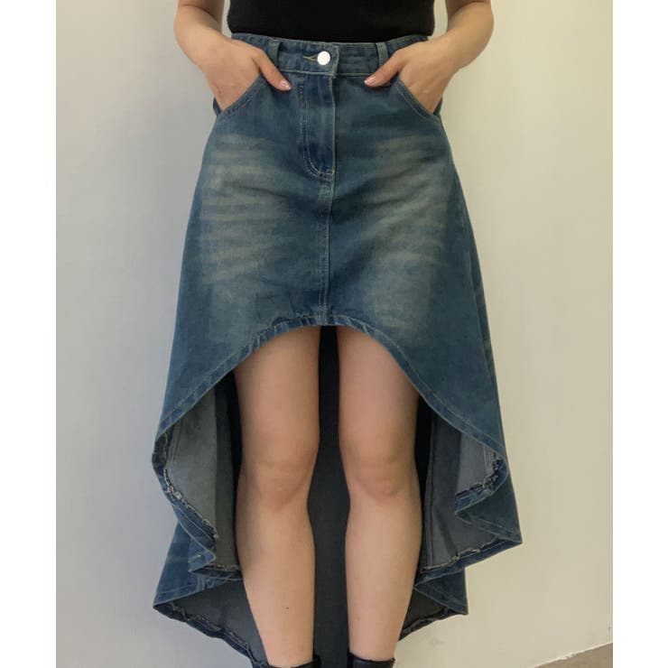 フィッシュテールデニムスカート ボトムス デニムスカート[品番