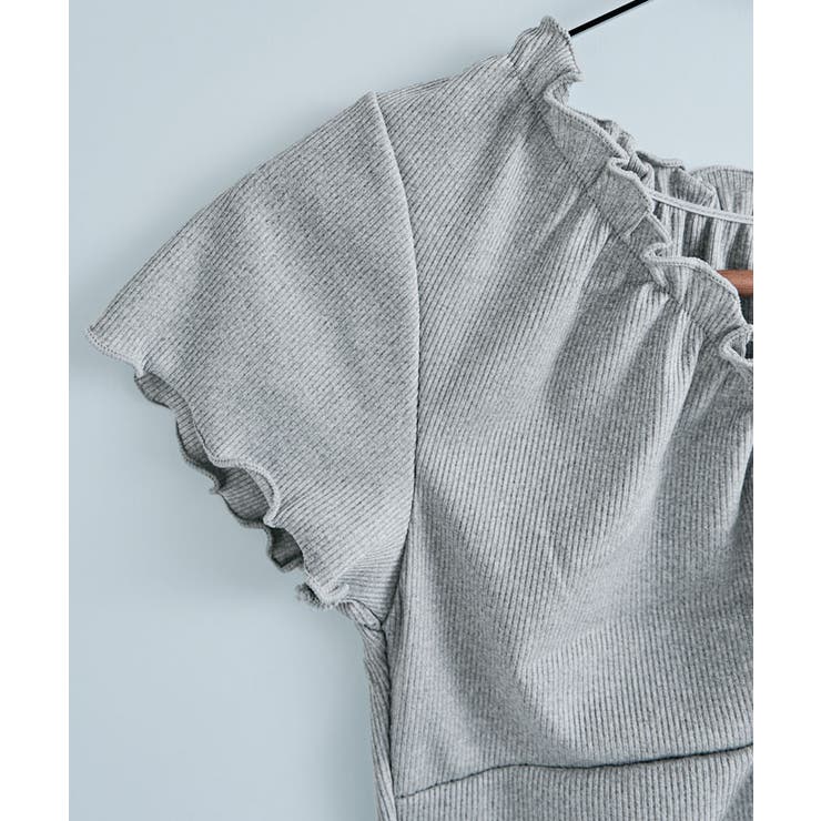 フロントリボンギャザーデザインTシャツ カットソー 半袖 | kirakiraShop  | 詳細画像29 