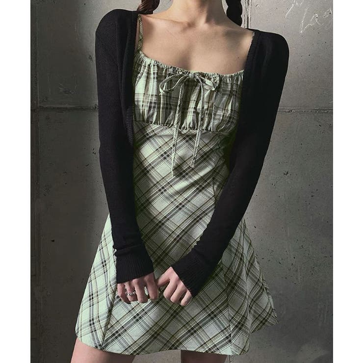 チェック柄リボンキャミワンピース ワンピース チェック柄 | kirakiraShop  | 詳細画像17 