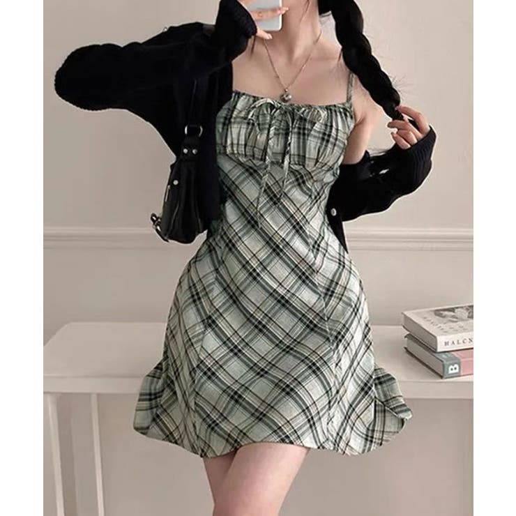 ★美品★バーバリー＊ビックチェック柄＊キャミワンピース＊6Y/110cm バーバリー キャミソールワンピース トップス チェック柄 キッズ