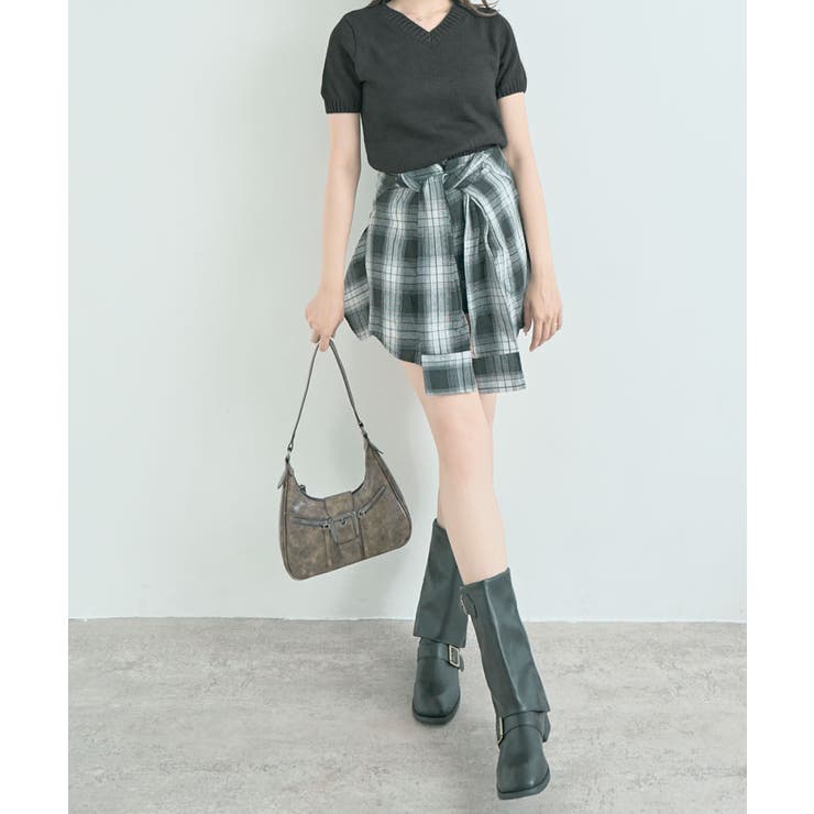 Vネックラグラン半袖ニットソー カットソー ニット | kirakiraShop  | 詳細画像39 