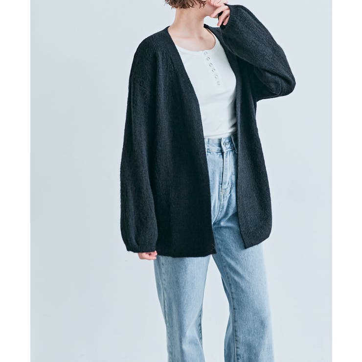 ノーボタンニットカーディガン トップス ニットカーディガン | kirakiraShop  | 詳細画像21 