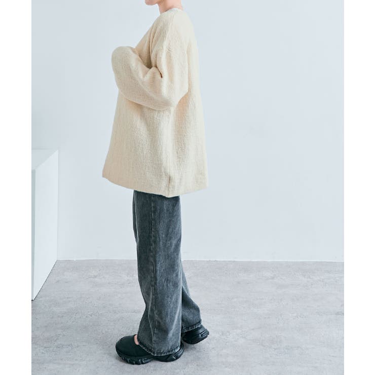 ノーボタンニットカーディガン トップス ニットカーディガン | kirakiraShop  | 詳細画像6 