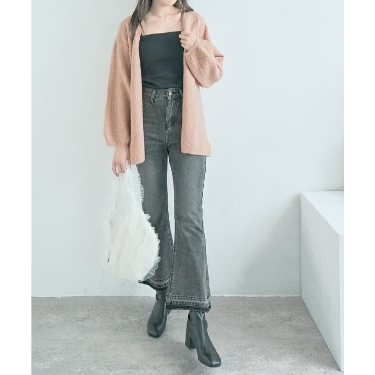 ノーボタンニットカーディガン トップス ニットカーディガン | kirakiraShop  | 詳細画像51 