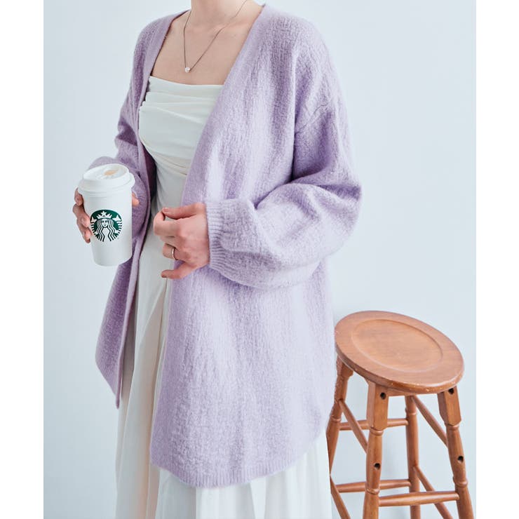 ノーボタンニットカーディガン トップス ニットカーディガン | kirakiraShop  | 詳細画像67 