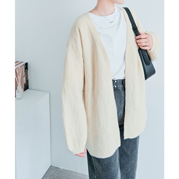 ノーボタンニットカーディガン トップス ニットカーディガン | kirakiraShop  | 詳細画像10 