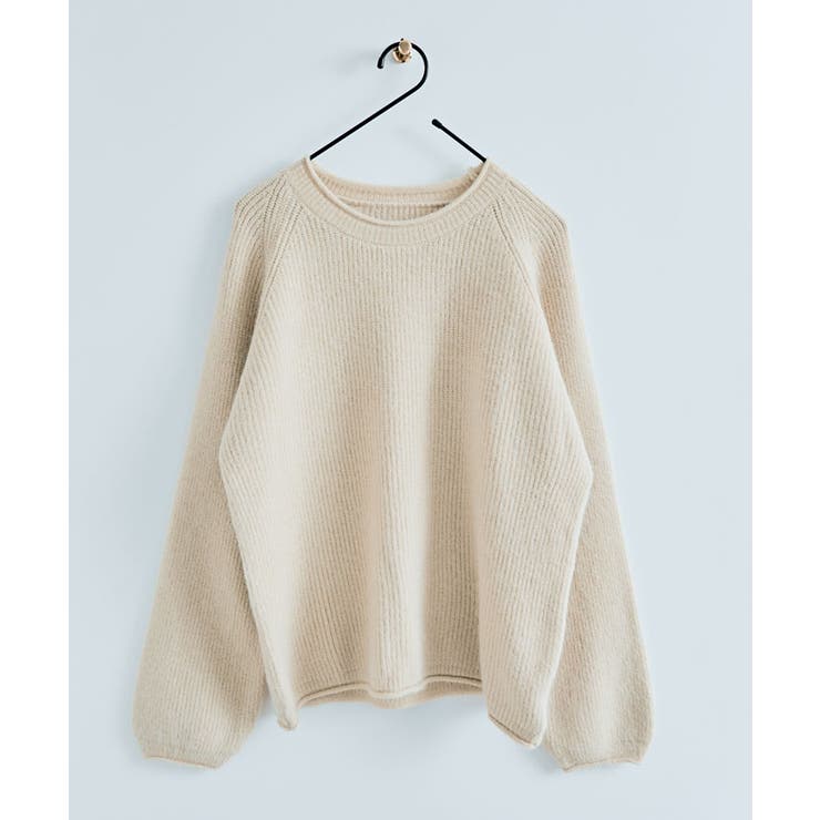 ボリューム袖ラグランニット トップス リブニット | kirakiraShop  | 詳細画像31 