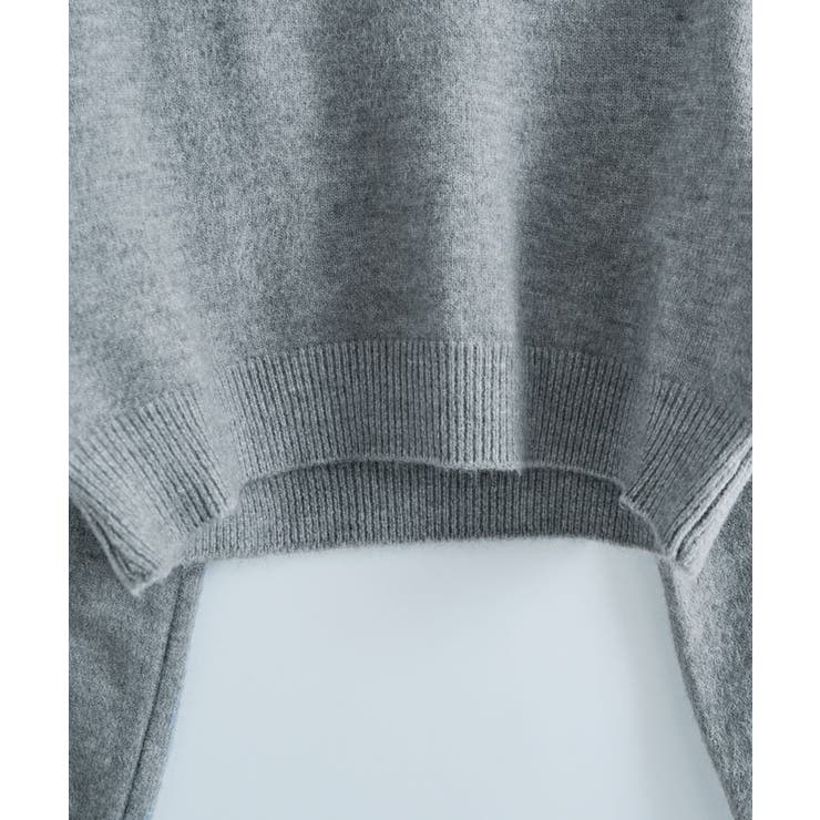 長袖クルーネックショート丈ニット トップス ニット | kirakiraShop  | 詳細画像65 