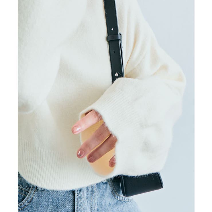 長袖クルーネックショート丈ニット トップス ニット | kirakiraShop  | 詳細画像16 