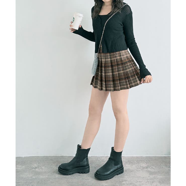 チェック柄プリーツミニスカート 3サイズ ボトムス | kirakiraShop  | 詳細画像17 