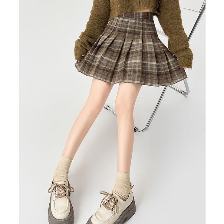 チェック柄プリーツミニスカート 3サイズ ボトムス | kirakiraShop  | 詳細画像10 