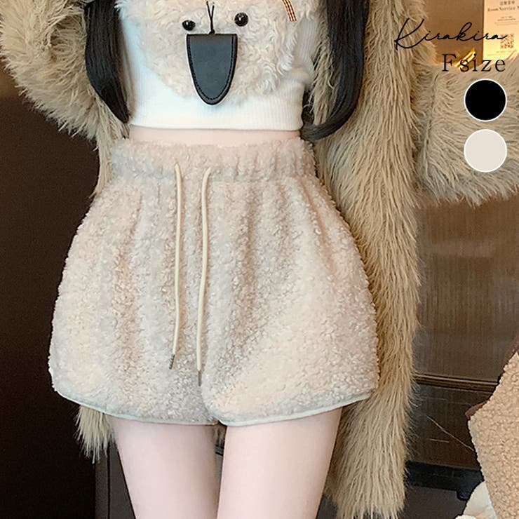 ボアショートパンツ ディース ボトムス | kirakiraShop  | 詳細画像1 
