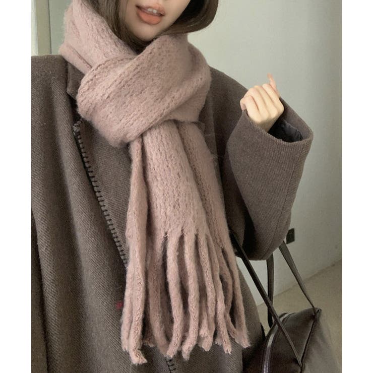 モヘアライクフリンジマフラー マフラー フリンジ | kirakiraShop  | 詳細画像9 