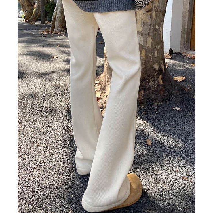 コーデュロイ裏ボアフレアパンツ ボトムス イージーパンツ | kirakiraShop  | 詳細画像10 