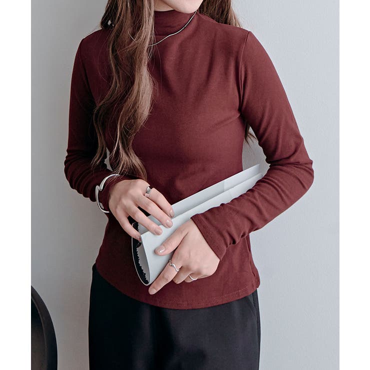 裏起毛ハーフネックトップス トップス ハーフネック | kirakiraShop  | 詳細画像22 