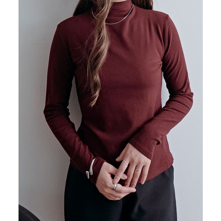 裏起毛ハーフネックトップス トップス ハーフネック | kirakiraShop  | 詳細画像30 