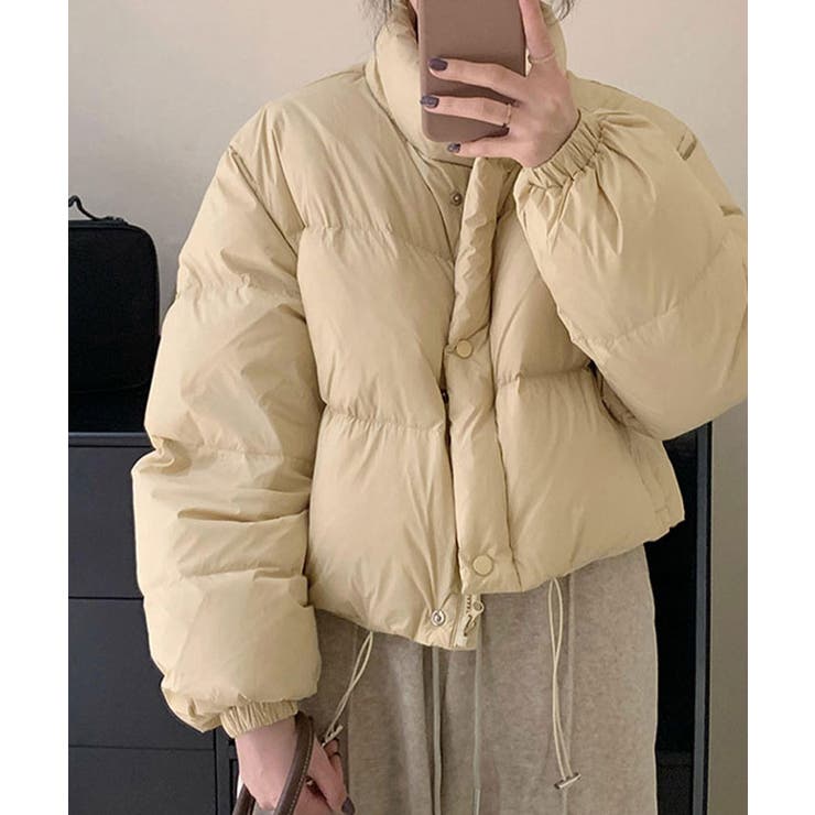 スカイイエロー | ショート丈中綿ジャケット アウター ジャケット | kirakiraShop 