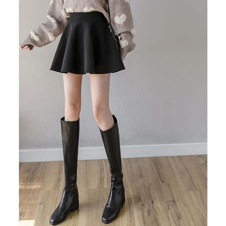 ウールライクフレアミニスカート ボトムス ミニスカート | kirakiraShop  | 詳細画像5