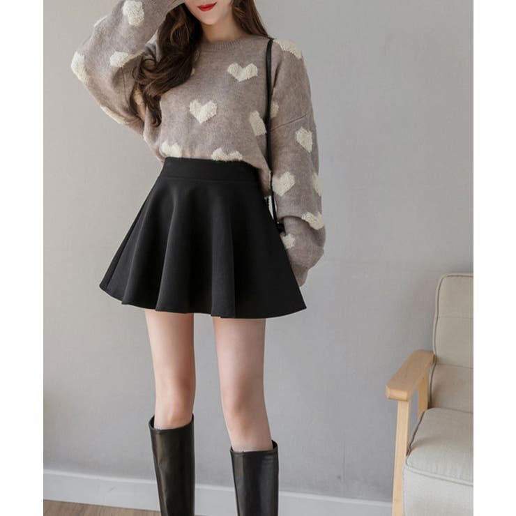 ウールライクフレアミニスカート ボトムス ミニスカート | kirakiraShop  | 詳細画像8