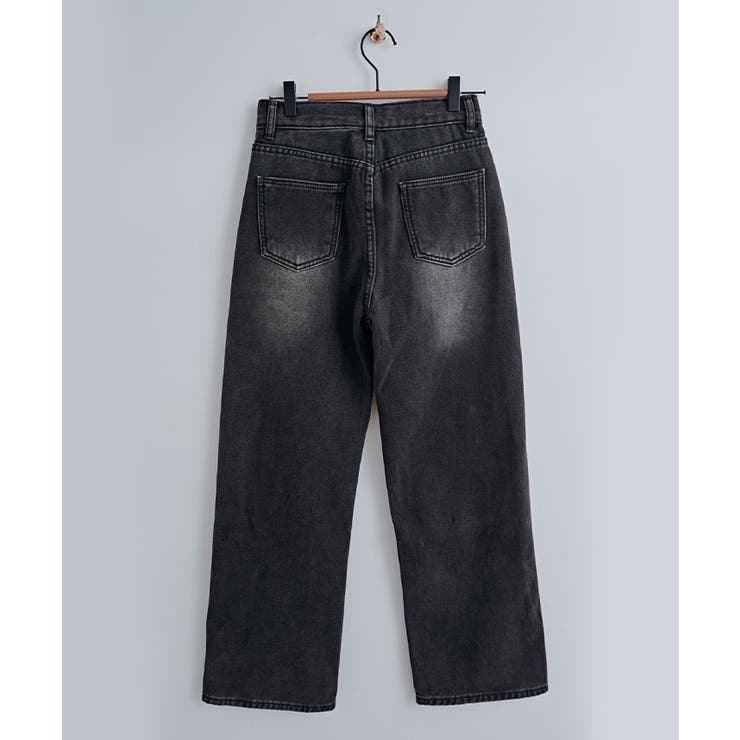 裏起毛ヴィンテージウォッシュデニムパンツ デニムパンツ ジーパン | kirakiraShop  | 詳細画像16 